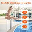 Balustrada aluminiu pentru piscina, 400 x 90 x 915 mm, Capacitate 100 kg, protectie UV, accesorii montaj incluse