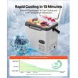 Cutie frigorifica cu compresor, 12V/24V DC 100-240V AC, Capacitate 18 l, -20℃ până la 20℃