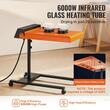 Uscator flash cu infrarosu pentru imprimare prin serigrafie, 485 x 540 mm, 6000 W, Otel, Inaltime reglabila 76-106 cm