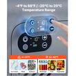 Cutie frigorifica cu compresor, 12V/24V DC 100-240V AC, Capacitate 18 l, -20℃ până la 20℃