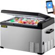Lada frigorifica cu compresor Vevor Bluetooth, USB, Led, 12/24 V DC, 110-240 V AC, capacitate 30 l, -20 ℃ pana la 0 ℃, 650 x 375 x 357 mm 