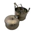 Set 3 caserole inox Strend Pro SS682, 3x1.2 l, Inox, 16x26 cm