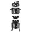 Gratar si afumatoare Strend Pro Smoker BBQ, termometru, portabil, 440x780 mm