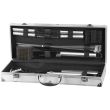 Set 14 ustensile de gratar Strend Pro DeLuxe, Inox, cutie aluminiu