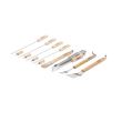 Set 12 ustensile pentru gratar Strend Pro Grill, Otel inoxidabil, maner din lemn 