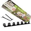 Set bordura pentru delimitare gradina ProsperPlast, lungime totala 4.8 m, Negru