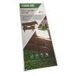 Set 4 garduri pentru gradina Strend Solar Led, 45x30cm, 1xLed, maro