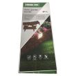 Set 4 garduri pentru gradina Strend Solar Led, 45x30cm, 1xLed, maro