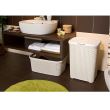 Coș rufe, imitatie ratan, Curver Natural Style 60L, Bej, 44x61x34 cm