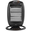 Aeroterma cu halogen, 3 trepte de putere 400/800/1200 W, Negru, 380x275x520 mm