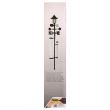 Lampa solara cu statie meteo, 5 in 1, Strend Pro SWS29, termometru, directia vantului, indicator ploaie, 160 cm