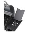 Gratar pe gaz cu 5 arzatoare 131x57x110 cm, Termometru, 17.1 kW, Piezo, Otel, Inox