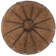 Suport pentru flori din cocos si metal Strend Pro CocoH-22, dimensiune  25x25x12 cm