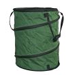 Cos pliabil pentru frunze Strend Pro B102, textil, verde, 60 l