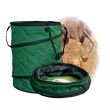 Cos pliabil pentru frunze Strend Pro B102, textil, verde, 60 l