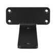 Set 6 suporturi pentru rafturi, 160 x 100 x 45 mm, Otel, Negru, max 72.6 kg, Grosime 5 mm