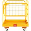 Platforma de siguranta pentru stivuitor, Vevor max 544 kg, 4 roti, Pliabil, Otel