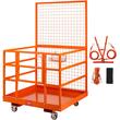 Platforma de ridicat pentru stivuitor Vevor max 635 kg, 4 roti, Otel