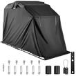 Cort pentru motociclete Vevor 340x137x190 cm, structura aluminiu, Pliabil, UV, Impermeabil, Incuietoare cu cifru