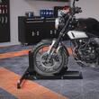Suport motocicleta roata fata, Vevor max 816.5 kg, Otel, pentru diametru 15-22 inch 