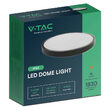 Plafoniera led, 18W, 1830 lm, 4000K, Diametru 250 mm, Negru