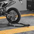 Suport roata spate motocicleta Vevor max 390 kg, Otel, Latime reglabila 