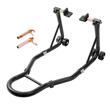 Suport roata spate motocicleta Vevor max 390 kg, Otel, Latime reglabila 