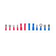 Set 144 conectori pentru conductoare electrice Strend Pro Premium, in cutie organizator