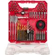 Set 70 burghie, biti, carote, HSS, Cr-V, cutie transport, etichete clare pentru organizare