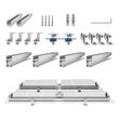 Kit montare panou fotovoltaic 100-300 W, max 69 kg, Aluminiu, 760 x 65 x 80 mm
