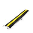 Set 4 rampe pentru cabluri, max 10000 Kg, 1 x canal, Galben/Negru, 102 x 15.5 x 3 cm