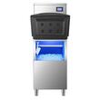 Masina profesionala de facut cuburi de gheata, Inox 164 kg/zi, Cuva depozitare 113 kg, 156 tavi