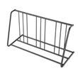 Suport pentru 9 biciclete, Otel carbon, 1200 x 540 x 712 mm, Negru