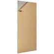 Set 5 panouri acustice fonoabsorbante, 1200 x 600 x 10 mm, Maro, Autoadezive