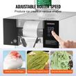 Masina profesionala de facut fulgi de zapada, Capacitate 175 kg/zi, 800 W, Rezervor 4 l, Otel inoxidabil, Racire cu lichid