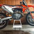 Suport pentru motocicleta Enduro, max 510 kg, Otel, Inaltime 40 cm
