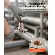 Trusa de scule pentru evazare versatilă la 45° tuburi de cupru/aluminiu, 1/4"-3/4" si 6-19 mm