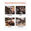 Suport pentru motocicleta Enduro, max 510 kg, Otel, Inaltime 40 cm