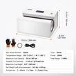 Presa termica cu reglare automata a presiunii, pentru Cani, 550 W, 40-190 ℃,  Alb