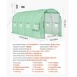 Sera tip tunel cu sistem de udare, 4.48x1.97x1.97 m, usa cu fermoar, cadru otel, 8 x ferestre