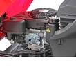 Tractoras pentru gazon, GeoTech 7.5 CP, Diametru taiere cu 2 lame 68.5 cm, Inaltime taiere 35-75 mm, 6 viteze, volum cos 220 l, Lumini led