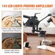 Microscop pentru bijuterii, multi-directional, Zoom 7-45x, Lumina led 35000 lm, Distanța binoculară 50-75 mm