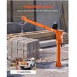Macara cu brat telescopic pentru camioneta, pivotanta la 360 de grade, Capacitate 1000 kg, palan electric, Telecomanda fara fir