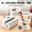 Presa termica cu reglare automata a presiunii, pentru Cani, 550 W, 40-190 ℃,  Alb
