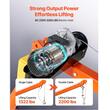 Macara cu brat telescopic pentru camioneta, pivotanta la 360 de grade, Capacitate 1000 kg, palan electric, Telecomanda fara fir