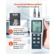 PH-metru profesional, Interval pH 0-14, IP68, Calibrare automata in 3 puncte, Sonda temperatura, Geanta