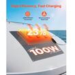 Panou solar camping, flexibil, monocristalin, 100 W, IP67, Incarcator mono off-grid