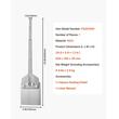 Dalta lata racleta SDS Max pentru podea, 630 x 150 mm, otel aliat 40Cr tratat termic