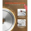 Feliator carne profesional, 400 W, Diametru disc 300 mm, Grosime reglabila 0-15 mm, 300-450 rpm