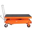 Carucior hidraulic cu platforma 120x 60 cm, Vevor max 800 kg, Inaltime ridicare 500 – 1500 mm